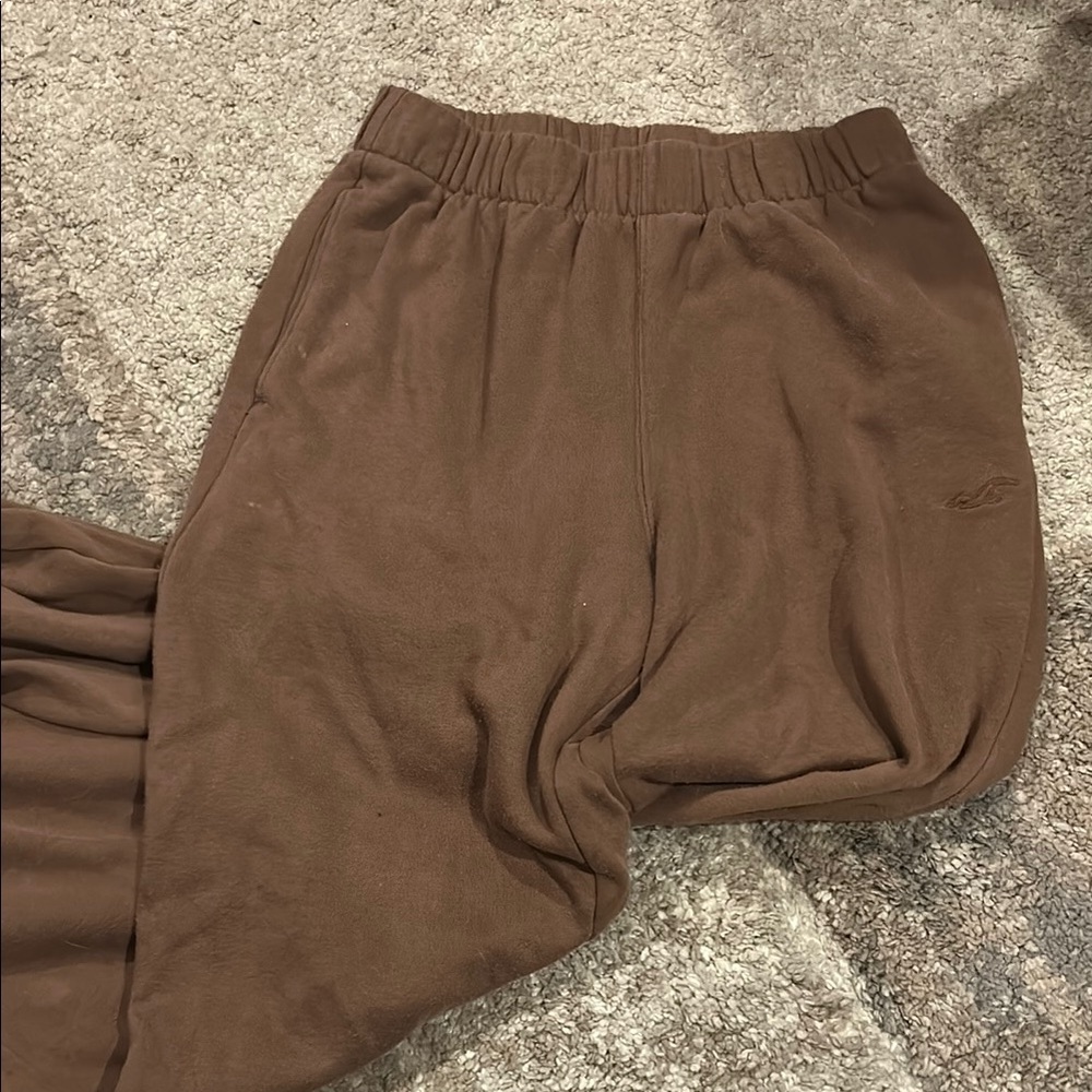 Hollister brown sweats